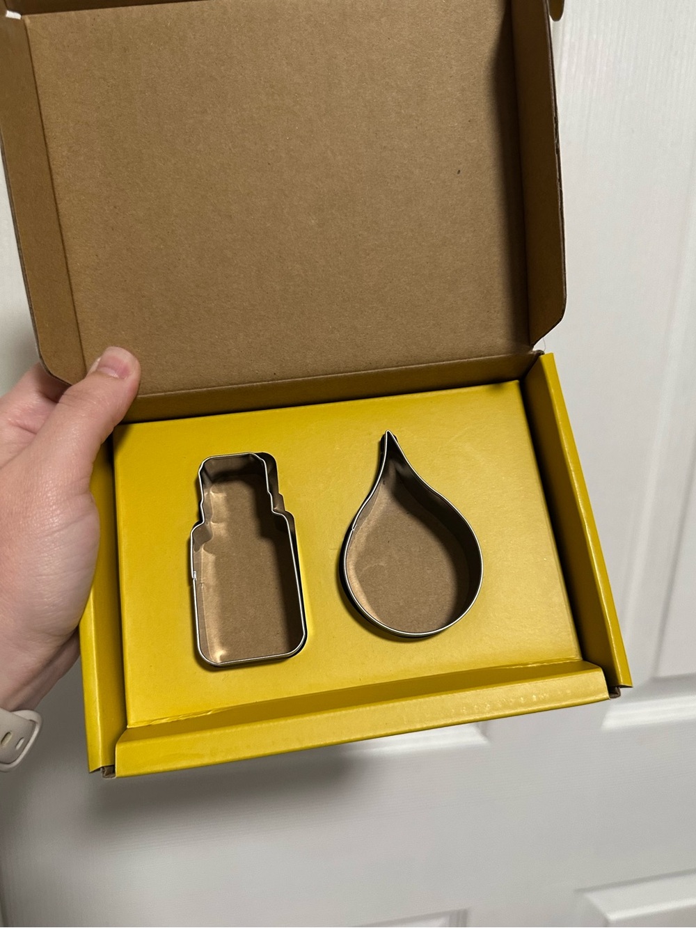 NWOT doTERRA Cookie Cutters Oil Bottle & Drop 2 Piece Stainless Steel